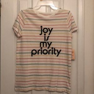 Bando Large Joy is my priority shirt